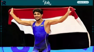 محمد حسن يحرز ذهبية بطولة العالم للمصارعة للشباب